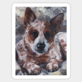 RED HEELER Sticker